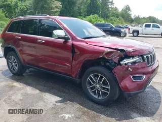 2017 Jeep Grand Cherokee Limited z VIN 1C4RJEBGXHC752018, wystawiony jako IAAI lot #42253593 z przebiegiem 127 721 mil mil oraz . Historia ofert i sprzedaży dostępna na DreamBid. Obrazek 1.