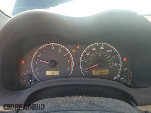 2013 Toyota Corolla L with VIN 2T1BU4EE4DC090872, listed as a Copart auction lot 56347495 with 102,455 mi miles and Salvage Title. Bid and sale history available at DreamBid. Image 9.