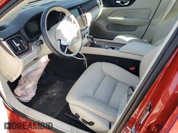 2019 Volvo S60 Momentum with VIN 7JR102FK3KG004077, listed as a Copart auction lot 56112404 with 32,166 mi miles and Salvage Title. Bid and sale history available at carsss.com. Image 7.