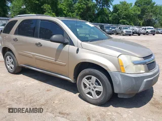 2005 Chevrolet Equinox LS z VIN 2CNDL13F456170984, wystawiony jako IAAI lot #42114590 z przebiegiem 198 119 mil mil oraz . Historia ofert i sprzedaży dostępna na DreamBid. Obrazek 1.