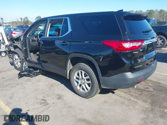 2020 Chevrolet Traverse LS with VIN 1GNEVFKW9LJ287890, listed as a IAAI auction lot 41327417 with 58,822 mi miles and . Bid and sale history available at DreamBid. Image 3.