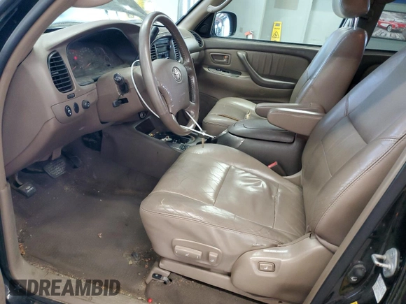 2003 Toyota Sequoia Limited with VIN 5TDBT48A93S188748, listed as a Copart auction lot 55455425 with 272,135 mi miles and Clean Title. Bid and sale history available at DreamBid. Image 7.