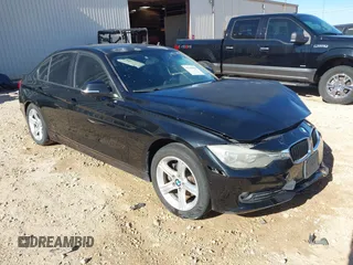 2013 BMW 3 Series 320i with VIN WBA3B1C50DF461591, listed as a IAAI auction lot 41505029 with 1 mi miles. Bid and sale history available at carsss.com. Image 1.