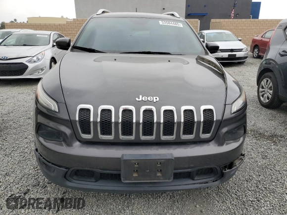2015 Jeep Cherokee Latitude with VIN 1C4PJLCB6FW766637, listed as a Copart auction lot 53584485 with 128,168 mi miles and Salvage Title. Bid and sale history available at carsss.com. Image 5.