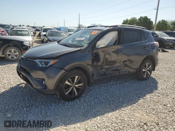 2017 Toyota RAV4 XLE with VIN JTMWFREV9HJ103246, listed as a Copart auction lot 52048655 with 0 mi miles and Salvage Title. Bid and sale history available at carsss.com. Image 1.