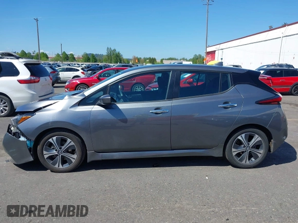 2020 Nissan LEAF SV with VIN 1N4AZ1CP4LC307981, listed as a IAAI auction lot 42068236 with 32,488 mi miles and . Bid and sale history available at DreamBid. Image 15.