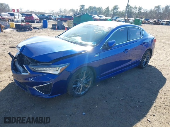 2020 Acura ILX w/Premium/A-SPEC Pkg with VIN 19UDE2F89LA011459, listed as a IAAI auction lot 41751405 with 68,912 mi miles. Bid and sale history available at carsss.com. Image 18.