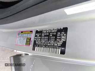 2018 Hyundai Santa Fe Ultimate с VIN 5XYZW4LA6JG507076, выставлен на аукционе IAAI как лот 42117253 с пробегом 95 980 миль миль и . История ставок и продаж доступна на DreamBid. Изображение 9.