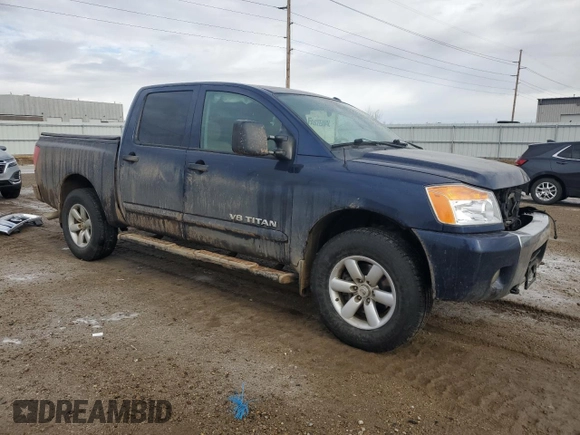 2011 Nissan Titan SL with VIN 1N6AA0EC3BN319271, listed as a Copart auction lot 46430375 with 166,762 mi miles and Salvage Title. Bid and sale history available at carsss.com. Image 4.