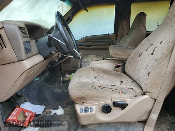 1999 Ford F-250 XL z VIN 1FTNW21F0XEE10216, wystawiony jako Copart lot #55312155 z przebiegiem 366 930 mil mil oraz Szkoda całkowita • Salvage title. Historia ofert i sprzedaży dostępna na DreamBid. Obrazek 7.