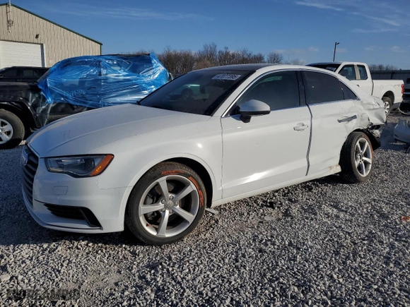 2015 Audi A3 1.8T Premium with VIN WAUACGFF1F1012917, listed as a Copart auction lot 47077395 with 85,372 mi miles and Salvage Title. Bid and sale history available at carsss.com. Image 1.