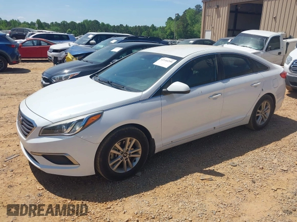 2016 Hyundai Sonata SE with VIN 5NPE24AF5GH434485, listed as a IAAI auction lot 42144259 with 128,368 mi miles and . Bid and sale history available at carsss.com. Image 17.