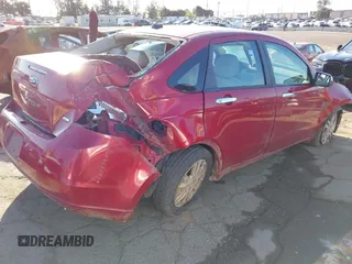 2009 Ford Focus SEL with VIN 1FAHP37N49W106730, listed as a IAAI auction lot 41838457 with 103,718 mi miles. Bid and sale history available at carsss.com. Image 4.