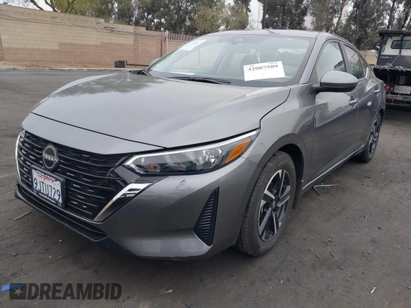 2024 Nissan Sentra SV with VIN 3N1AB8CV3RY229959, listed as a IAAI auction lot 42087589 with 7,316 mi miles and . Bid and sale history available at DreamBid. Image 18.
