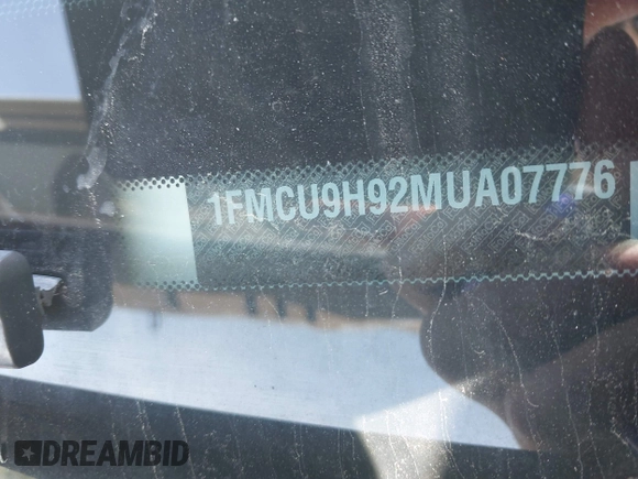 2021 Ford Escape SEL с VIN 1FMCU9H92MUA07776, выставлен на аукционе IAAI как лот 42049819 с пробегом 118 717 миль миль и . История ставок и продаж доступна на DreamBid. Изображение 9.