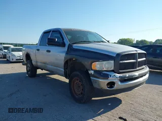 2005 Dodge 2500 SLT with VIN 3D7KS28C55G846789, listed as a IAAI auction lot 40219399 with 190,157 mi miles and . Bid and sale history available at DreamBid. Image 1.