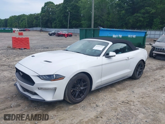 2020 Ford Mustang EcoBoost with VIN 1FATP8UH2L5119009, listed as a IAAI auction lot 42251261 with 80,725 mi miles and . Bid and sale history available at DreamBid. Image 2.