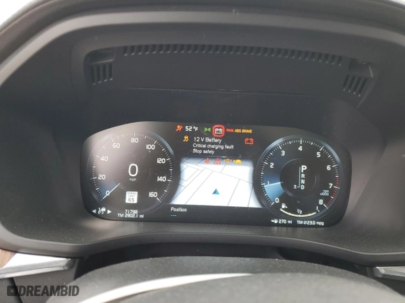 2020 Volvo XC60 Inscription with VIN YV4102RL2L1428953, listed as a Copart auction lot 46364115 with 71,798 mi miles and Salvage Title. Bid and sale history available at carsss.com. Image 9.