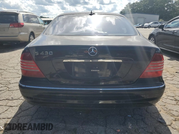 2004 Mercedes-Benz S 430 z VIN WDBNG70J14A419850, wystawiony jako Copart lot #61066955 z przebiegiem Nie podano mil oraz Czysty tytuł • Clean title. Historia ofert i sprzedaży dostępna na DreamBid. Obrazek 6.