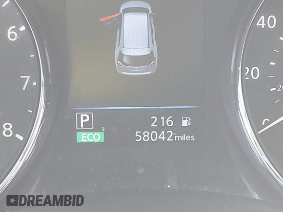 2019 Nissan Rogue SL with VIN 5N1AT2MV6KC768785, listed as a IAAI auction lot 41585524 with 58,042 mi miles. Bid and sale history available at carsss.com. Image 15.