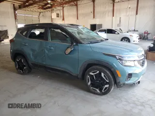 2024 Kia Seltos SX z VIN KNDETCA72R7563775, wystawiony jako Copart lot #48379655 z przebiegiem Nie podano mil oraz Szkoda całkowita • Salvage title. Historia ofert i sprzedaży dostępna na DreamBid. Obrazek 4.