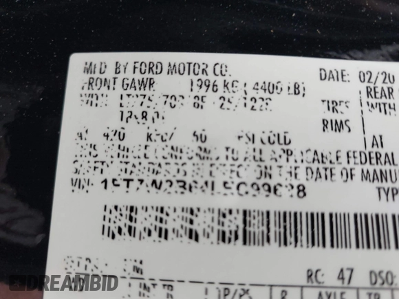 2020 Ford F-250 XL с VIN 1FT7W2B64LEC99638, выставлен на аукционе IAAI как лот 41639027 с пробегом 52 893 миль миль и . История ставок и продаж доступна на DreamBid. Изображение 9.