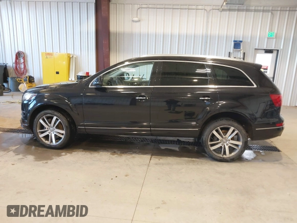 2013 Audi Q7 3.0T Premium Plus with VIN WA1LGAFE8DD003853, listed as a IAAI auction lot 40675011 with 104,517 mi miles. Bid and sale history available at carsss.com. Image 15.