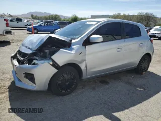 2021 Mitsubishi Mirage ES z VIN ML32AUHJ1MH009732, wystawiony jako Copart lot #56601355 z przebiegiem 27 071 mil mil oraz Szkoda całkowita • Salvage title. Historia ofert i sprzedaży dostępna na DreamBid. Obrazek 1.