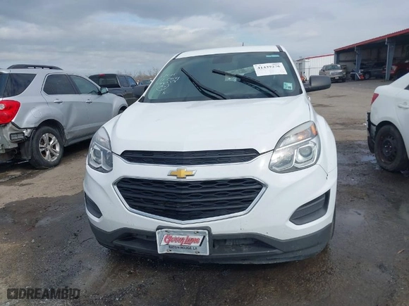 2017 Chevrolet Equinox LS with VIN 2GNALBEKXH1546555, listed as a IAAI auction lot 41439276 with 119,125 mi miles. Bid and sale history available at carsss.com. Image 12.