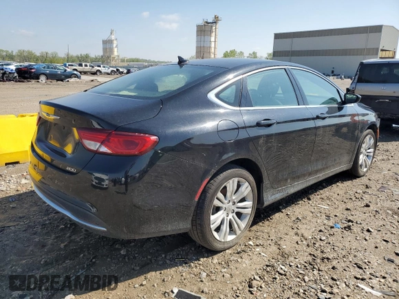 2015 Chrysler 200 Limited with VIN 1C3CCCAB3FN622419, listed as a Copart auction lot 53581745 with 153,404 mi miles and Clean Title. Bid and sale history available at DreamBid. Image 3.