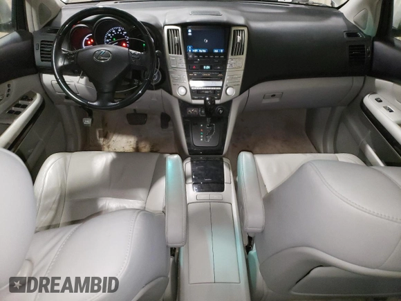 2008 Lexus RX 400h with VIN JTJHW31UX82050681, listed as a Copart auction lot 51549455 with 63,296 mi miles and Salvage Title. Bid and sale history available at DreamBid. Image 8.