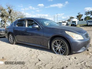 2007 Infiniti G35 Sport with VIN JNKBV61E97M713584, listed as a Copart auction lot 77174144 with Not Provided miles and Salvage Title. Bid and sale history available at DreamBid. Image 4.