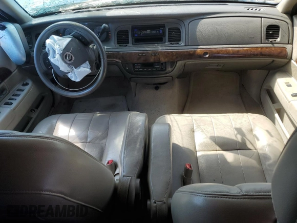 2010 Mercury Grand Marquis LS z VIN 2MEBM7FV1AX630474, wystawiony jako Copart lot #52318615 z przebiegiem Nie podano mil oraz Szkoda całkowita • Salvage title. Historia ofert i sprzedaży dostępna na DreamBid. Obrazek 8.