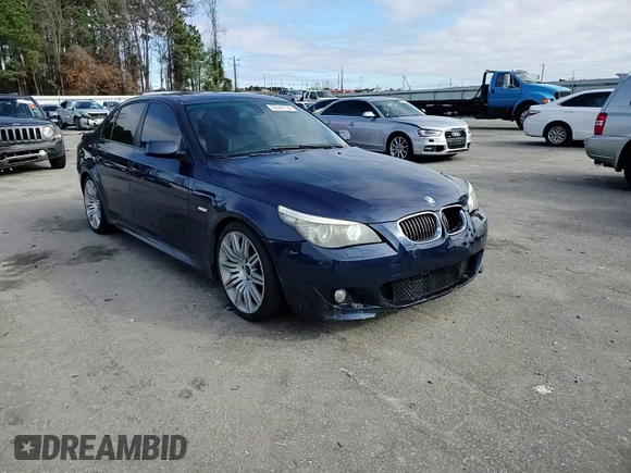 2008 BMW 5 Series 550i with VIN WBANW53538CT54207, listed as a Copart auction lot 85542194 with 153,319 mi miles and Salvage Title. Bid and sale history available at carsss.com. Image 10.