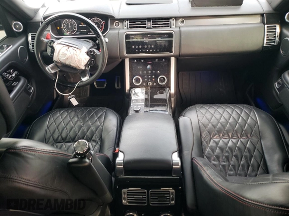2020 Land Rover Range Rover SV Autobiography Dynamic with VIN SALGW2REXLA580744, listed as a Copart auction lot 49013945 with 47,176 mi miles and Salvage title. Bid and sale history available at DreamBid. Image 8.