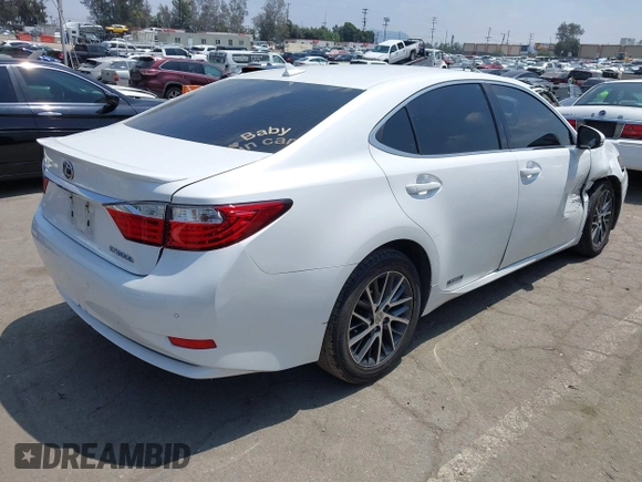 2013 Lexus ES 300h with VIN JTHBW1GGXD2036500, listed as a IAAI auction lot 42153501 with 249,961 mi miles and . Bid and sale history available at DreamBid. Image 4.