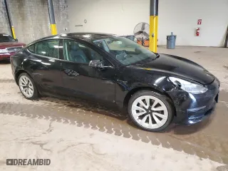 2023 Tesla Model 3 with VIN 5YJ3E1EA5PF451975, listed as a Copart auction lot 52501005 with 93,733 mi miles and Clean Title. Bid and sale history available at carsss.com. Image 4.