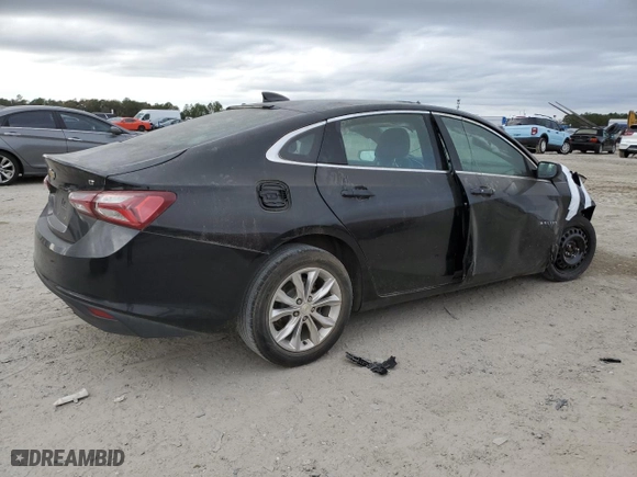 2020 Chevrolet Malibu LT with VIN 1G1ZD5ST0LF041805, listed as a Copart auction lot 47390575 with 0 mi miles and Salvage Title. Bid and sale history available at carsss.com. Image 3.