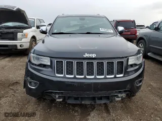 2014 Jeep Grand Cherokee Overland with VIN 1C4RJFCG5EC465377, listed as a Copart auction lot 81554874 with 202,102 mi miles and Salvage Title. Bid and sale history available at carsss.com. Image 5.