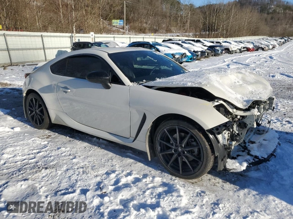 2023 Toyota GR86 Premium with VIN JF1ZNBF14P8764682, listed as a Copart auction lot 89396815 with 17,093 mi miles and Salvage Title. Bid and sale history available at carsss.com. Image 4.