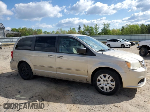 2014 Dodge Grand Caravan SE 30th Anniversary with VIN 2C4RDGBG7ER237936, listed as a Copart auction lot 53322245 with 143,974 mi miles and Clean Title. Bid and sale history available at DreamBid. Image 4.
