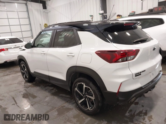 2023 Chevrolet TrailBlazer RS with VIN KL79MTSL1PB114699, listed as a IAAI auction lot 41847894 with 21,284 mi miles and . Bid and sale history available at DreamBid. Image 14.