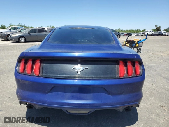 2016 Ford Mustang V6 with VIN 1FA6P8AM0G5336840, listed as a Copart auction lot 57711865 with 98,486 mi miles and Salvage title. Bid and sale history available at DreamBid. Image 6.
