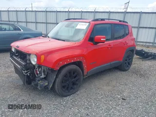 2017 Jeep Renegade Altitude with VIN ZACCJABB0HPF14936, listed as a IAAI auction lot 42356558 with 190,000 mi miles and . Bid and sale history available at DreamBid. Image 18.