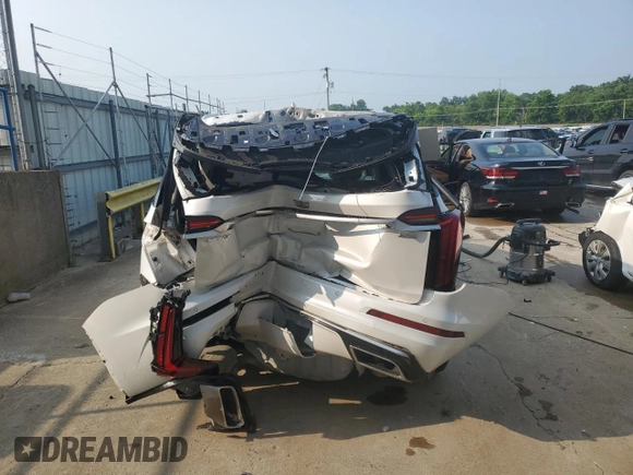 2020 Cadillac XT6 AWD Premium Luxury with VIN 1GYKPDRS6LZ117026, listed as a Copart auction lot 59591825 with 55,515 mi miles and Non repairable. Bid and sale history available at DreamBid. Image 6.