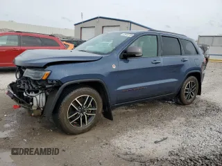 2021 Jeep Grand Cherokee Trailhawk with VIN 1C4RJFLT7MC606333, listed as a Copart auction lot 47632745 with 51,582 mi miles and Salvage Title. Bid and sale history available at carsss.com. Image 1.