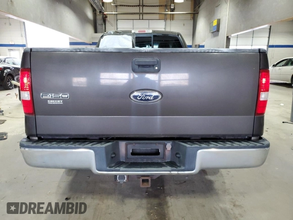 2005 Ford F-150 XL with VIN 1FTRF12W15KC15606, listed as a Copart auction lot 45539145 with 102,208 mi miles and Salvage Title. Bid and sale history available at carsss.com. Image 6.