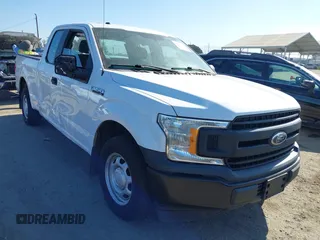 2018 Ford F-150 XL with VIN 1FTEX1CB6JKF06622, listed as a IAAI auction lot 42643280 with 104,638 mi miles and . Bid and sale history available at DreamBid. Image 1.