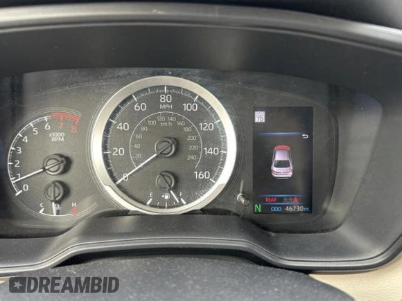 2021 Toyota Corolla LE with VIN JTDEPMAE3MJ123908, listed as a Copart auction lot 86070384 with 46,730 mi miles and Clean Title. Bid and sale history available at DreamBid. Image 8.
