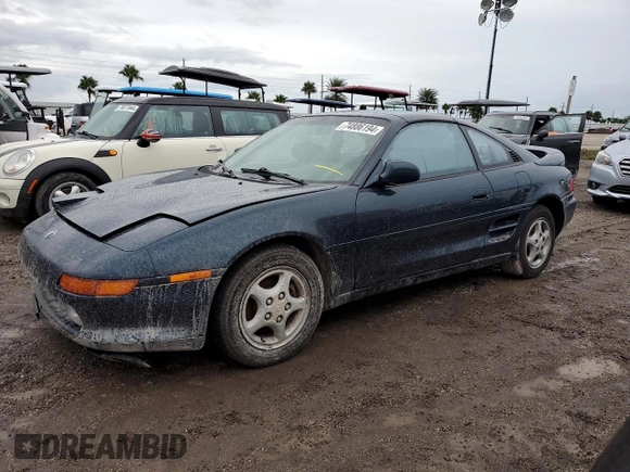 1992 Toyota MR2 z VIN JT2SW22N5N0058195, wystawiony jako Copart lot #74886194 z przebiegiem 158 816 mil mil oraz Nie do naprawy • Non repairable. Historia ofert i sprzedaży dostępna na DreamBid. Obrazek 1.